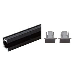 C型レールセット 2.0m ブロンズ ストッパーあり 3381-B