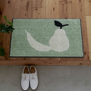 13476661-4 [ラグ フルーツミニマット 45cm×75cm グリーン]