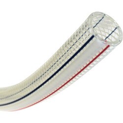 工場設備配管・各種機械配管用耐圧ブレードホース（耐油） ハイパートヨロンホース 内径12mm×外径18mm 長さ80m HPT-12-80