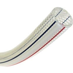 工場設備配管・各種機械配管用耐圧ブレードホース（耐油） ハイパートヨロンホース 内径25mm×外径33mm 長さ50m HPT-25-50