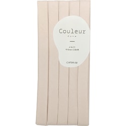 CP229 23 [Couleur クルール バイアステープ 巾10mm×2.5m巻 ＃23 バニラ]