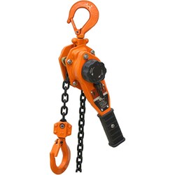 lh-001-2p [レバーホイスト 1t チェーン長さ1.5m 2台セット]