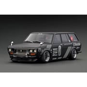IG3150 1/18 ダットサン ブルーバード 510 ワゴン マットブラック [レジンキャストミニカー]