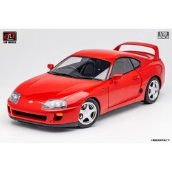 LCD トヨタ　スープラ　1/18　ミニカー　レッド LCD トヨタ スープラ 1⁄18 ミニカー レッド