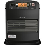 石油ファンヒーター 暖房能力最大3.3kW 木造9畳/コンクリート12畳 タンク容量5L チャコールブラック 日本製 FW-3323KE-K