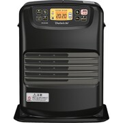 石油ファンヒーター 暖房能力最大2.5kW 木造7畳/コンクリート9畳 タンク3.5L チャコールブラック 日本製 FW-2523NE-K