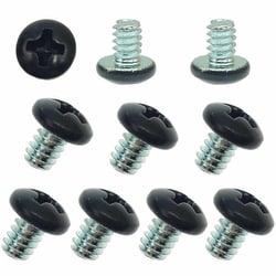 インチネジ ＃6-32×約4mm 10個入り ブラック SN-020BK