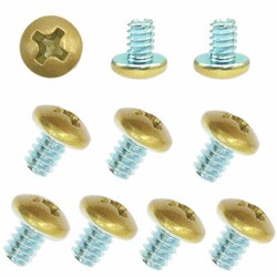インチネジ ＃6-32×約4mm 10個入り ゴールド SN-020GD