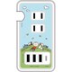 ピーナッツ USB/USB Type-C付 ACタップ みんな SNGG-31C