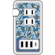 ポケットモンスター USB/USB Type-C付 ACタップ ルカリオ POKE-861C