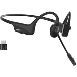 本物保証得価【美品】Shokz OpenComm 2UC 骨伝導イヤホンワイヤレスヘッドホン ヘッドホン