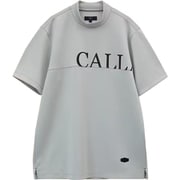 CWA23M C23234101 1020 L [ゴルフシャツ メンズ ストレッチスムース半袖モックネックシャツ Lサイズ グレー]