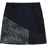 CWA23L C23228202 1120 L [ゴルフスカート レディース ロゴプリントダンボールスカート Lサイズ ネイビー]