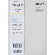ウィークリー NOLTY(ノルティ) ティオA5 レフト グレー 2024年1月始まり 6813