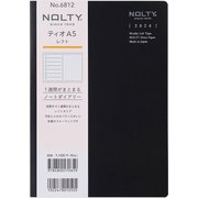 ウィークリー NOLTY(ノルティ) ティオA5 レフト ブラック 2024年1月始まり 6812