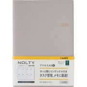 ウィークリー NOLTY(ノルティ) アクセスA5-5 グレー 2024年1月始まり 6482