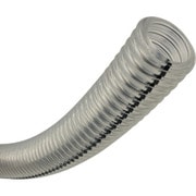 帯電防止・食品粉粒体搬送用耐熱・耐圧ホース トヨフーズアースホース 内径50.8mm×外径64.5mm 長さ5m TFE-50-5