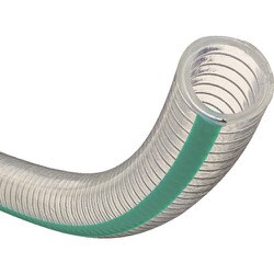 各種食品・飲料水等の搬送用耐熱・耐圧ホース トヨフーズSホース 内径38mm×外径48mm 長さ15m TFS-38-15