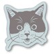56808 [神保堂にゃんこ堂 ステッカー シール 猫 ネコ ねこ オリジナルB]