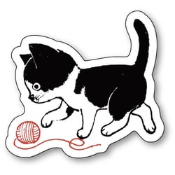 56810 [神保堂にゃんこ堂 ステッカー シール 猫 ネコ ねこ necoya（くりねこA）]