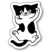 56811 [神保堂にゃんこ堂 ステッカー シール 猫 ネコ ねこ necoya（くりねこB）]