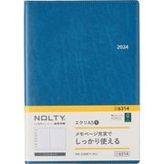 ウィークリー NOLTY(ノルティ) エクリA5-1 インディゴブルー 2024年1月始まり 6314