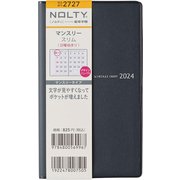 NOLTY(ノルティ) マンスリー スリム 日曜 グレー 2024年1月始まり 2727