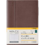 ウィークリー NOLTY(ノルティ) キャレルB6バーチカル2 ブラウン 2024年1月始まり 2060