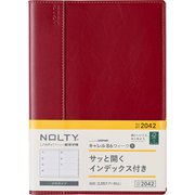 ウィークリー NOLTY(ノルティ) キャレルB6ウィーク1 レッド 2024年1月始まり 2042