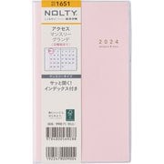 NOLTY(ノルティ) アクセスマンスリーグランデ 日曜始まり ピンク 2024年1月始まり 1651
