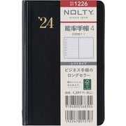 ウィークリー NOLTY(ノルティ) 能率手帳4 黒 2024年1月始まり 1226