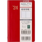 ウィークリー NOLTY(ノルティ) 能率手帳1 ニューレッド 2024年1月始まり 1218