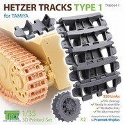 TR85064-1 1/35 WWII ドイツ ヘッツァー駆逐戦車用 履帯 Type1 起動輪付 （タミヤ用） [プラモデル用パーツ]