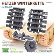 TR85066-1 1/35 WWII ドイツ ヘッツァー駆逐戦車用 ヴィンターケッテ 起動輪付 （タミヤ用） [プラモデル用パーツ]