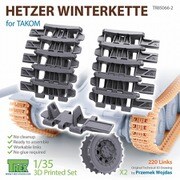 TR85066-2 1/35 WWII ドイツ ヘッツァー駆逐戦車用 ヴィンターケッテ 起動輪付 （タコム用） [プラモデル用パーツ]