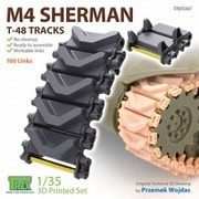 TR85067 1/35 WWII アメリカ M4シャーマン中戦車用 T48型履帯 [プラモデル用パーツ]