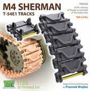 TR85068 1/35 WWII アメリカ M4シャーマン中戦車用 T54E1型履帯 [プラモデル用パーツ]