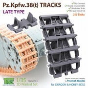TR85077-2 1/35 WWII ドイツ 38（t）軽戦車用 後期型履帯 Type1 （ドラゴン/ホビーボス用） [プラモデル用パーツ]