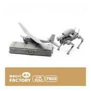 MGF7503 1/35 武装ロボット犬 & RQ-20 UAVセット [組立式プラスチックモデル]