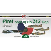 MKMDKD72123 1/72 デカール 英空軍 第312（チェコスロバキア） 飛行隊“先制” [プラモデル用品]