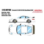 EM710A 1/43 ポルシェ 911 997 GT3 RS BBS Cup Wheel 2007 ホワイト [レジンキャストミニカー]