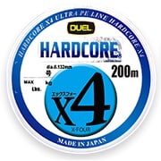 ハードコアX4 200m 1.2号 5CBL 5色イエローマーキング
