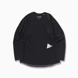 power dry jersey raglan LS T 5743264029 black Lサイズ [アウトドア カットソー メンズ]