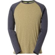 Merino Wool Two Toned LS Tee 011047 I.インク XSサイズ [アウトドア カットソー メンズ]