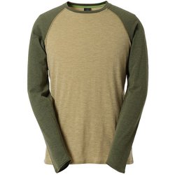 Merino Wool Two Toned LS Tee 011047 L.グリーン XLサイズ [アウトドア カットソー メンズ]