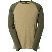 Merino Wool Two Toned LS Tee 011047 L.グリーン XLサイズ [アウトドア カットソー メンズ]