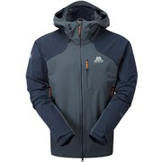フロンティア フーデッド ジャケット FRONTIER HOODED JACKET 417195 Ombre Blue Lサイズ [ソフトシェルジャケット メンズ]