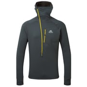 イクリプス・フーデッド・ジップ・ティー ECLIPSE HOODED ZIP TEE 411954 A57 Anvil Grey Mサイズ [アウトドア カットソー メンズ]