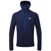 イクリプス・フーデッド・ジップ・ティー ECLIPSE HOODED ZIP TEE 411954 M71 Medieval Blue Lサイズ [アウトドア カットソー メンズ]