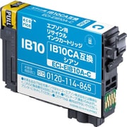 互換リサイクルインクカートリッジ エプソン用 IB10CA シアン(染料) ECI-EIB10A-C